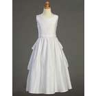 Lito Girls Satin Bodice With Pearl First Communion Dress