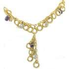 JewelBasket Amethyst Lariat Necklaces   14k Gold Lariat Cable 