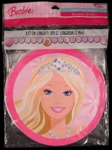 NEW Pink BARBIE Happy Birthday Party Banner 8 feet long  
