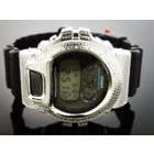 AquaCrown Men Casio G Shock 0.12CT Diamond Black Face Watch 6900