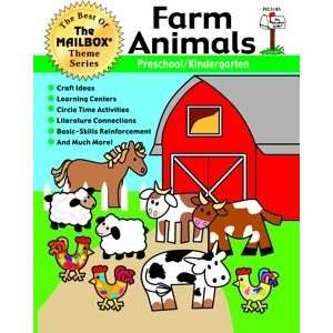  Farm Animals Theme Book Toys & Games