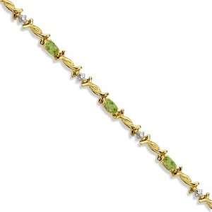   Diamond Barb Wire Bracelet 14k Yellow Gold (1.80ctw) Allurez Jewelry
