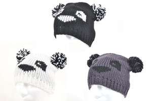 Winter Knit Panda Animal Beanie Hat 810HT  