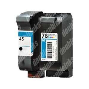  Combo Pack I Remanufactured HP 45/78 51645A/C6578A (1 BLK+ 