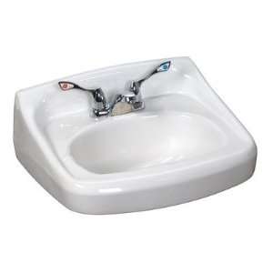   Sink Finish / Faucet Holes White / 4 Centerset with Right Soap