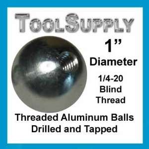   50 1 threaded tapped aluminum balls knobs