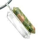 Best Amulets Astrological Pisces Amulet Double Crystal Point Unakite 