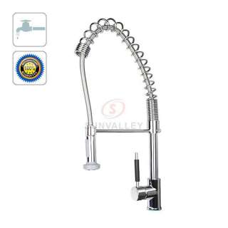 75cm Pull Out Spray Kitchen Sink Faucet Mixer Tap USA  