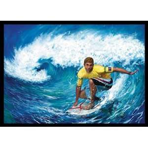Surfer & Wave Digital Mural 