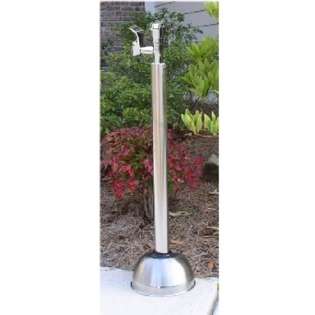   Stainless Steel Drinking Fountain with Metered Push Valve 