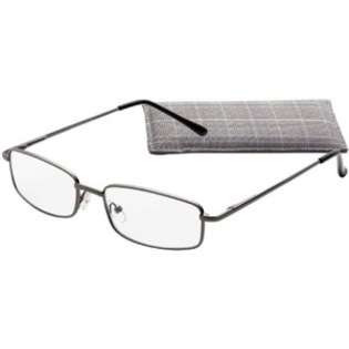 ICU Eyewear Metal Full Rectangle Reading Glasses by ICU Eyewear at 