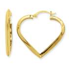   earrings 14k gold white gold removeable heart enhancer j hoop earrings