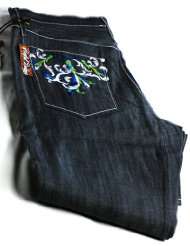  Mens embroidered jeans   Clothing & Accessories