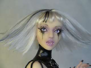 OOAK Goth Vampire Fairy, Art Doll Sculpture, Barbara Kee OAD IADR 