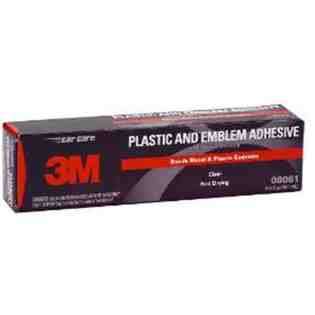 3M 08061 Plastic and Emblem Adhesive Tube   5 oz. 