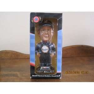  Rusty Wallace NASCAR Hand Painted Bobble Head Doll Toys & Games
