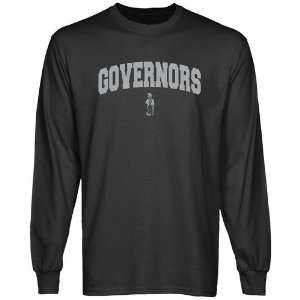 Austin Peay State Governors Charcoal Logo Arch Long Sleeve T shirt
