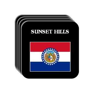  US State Flag   SUNSET HILLS, Missouri (MO) Set of 4 Mini 