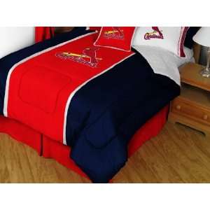 MLB St. Louis Cardinals MVP Micro Suede Comforter and Sheet Set Combo 