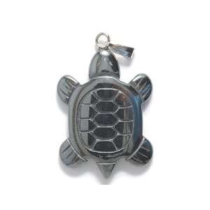   Beads Hematite Turtle with Bail Pendant, 28 mm Arts, Crafts & Sewing