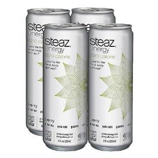 Steaz Organic Iced Teaz, White Tea with Lime and Pomegranate, 12   16 