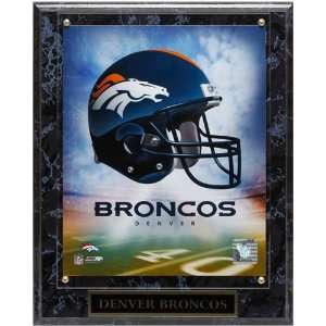  Denver Broncos 10.5 x 13 Helmet Plaque Sports 