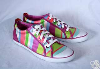   Hamptons Weekend Stripe Multi Colored Womens Sneakers Shoes A1668