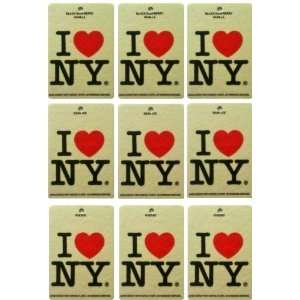  I Love NY (R) Hanging Air Fresheners (Assorted 9PACK 