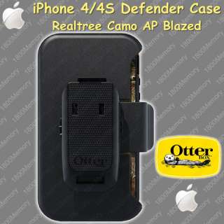 GENUINE OtterBox Defender Realtree Camo Case fo Apple iPhone 4 S 4S AP 