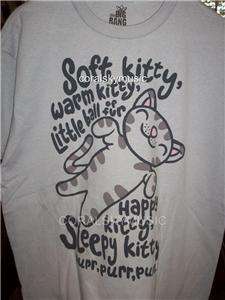 The Big Bang Theory Penny Sheldon Soft Kitty Official Adult T Shirt 