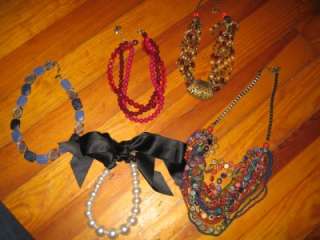 21Piece Multi Color Mixed Jewelry Lot Chicos Talbots J.Jill Express 