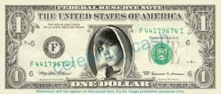 Justin Bieber Dollar Bill #3   Mint Real $$$  