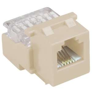  Allen Tel AT26 09 Category 3 Compact Jack Module, Ivory, 1 