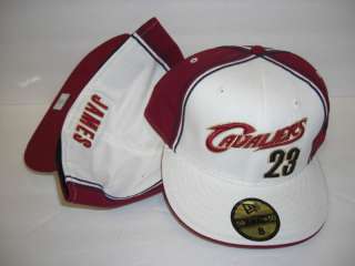 NEW ERA HAT CAP FITTED CLEVELAND CAVALIERS SIZE 8  