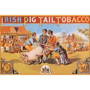Irish Pig Tail Tobacco by Unknown 18x12 