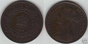 1861 Nova Scotia Large Cent (Victoria Reign Coin)  