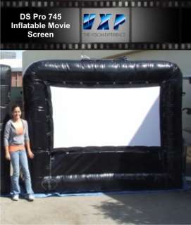 EZ HD 7 ft. Inflatable Outdoor Movie Theater Blu ray HD  