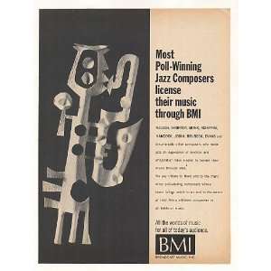  1968 Most Jazz Composers License Through BMI Print Ad 