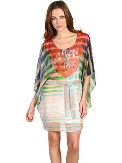 Twelfth Street by Cynthia Vincent Akka Embroidered Caftan   