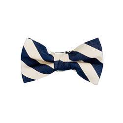 Boys stripe silk bow tie $19.50 CATALOG/ONLINE ONLY 
