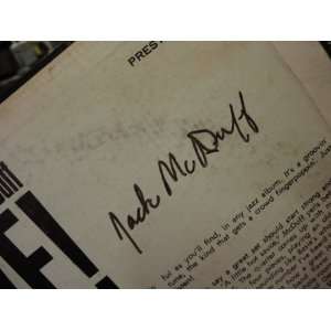  McDuff, Jack Live 1963 LP Signed Autograph Jazz 