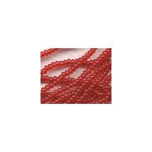  Seed Beads 11/0 Czech Translucent Red (one hank pack 