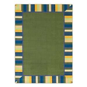 Clean Green Rug Rectangle 3 10 W x 5 4 L