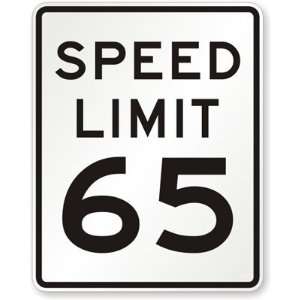  Speed Limit 65 Diamond Grade, 24 x 18