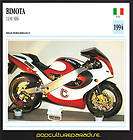 1994 BIMOTA 1100 SB6 MOTORCYCLE ATLAS PICTURE SPEC CARD