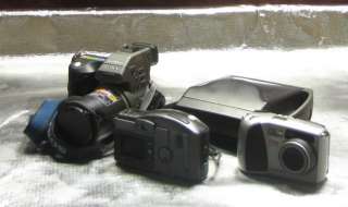 Sony Mavica, Poloroid Spectra, Kodak DC 210 and Toshiba  