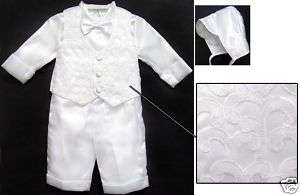 Baby Infant Boy Baptism Christening Pants Set 12 18 24m  