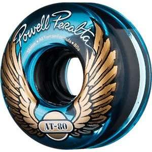 Powell Wings At 56mm 80a Blue Skateboard Wheels (Set Of 4)  