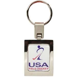    Olympics USA Field Hockey Domed Key Chain