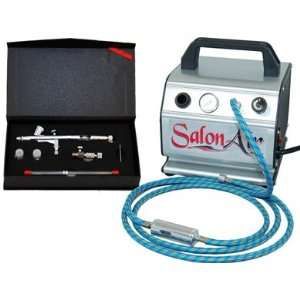   8mm Pro Airbrush 22cc Bottle With Salon Air TC 60 Compressor Home